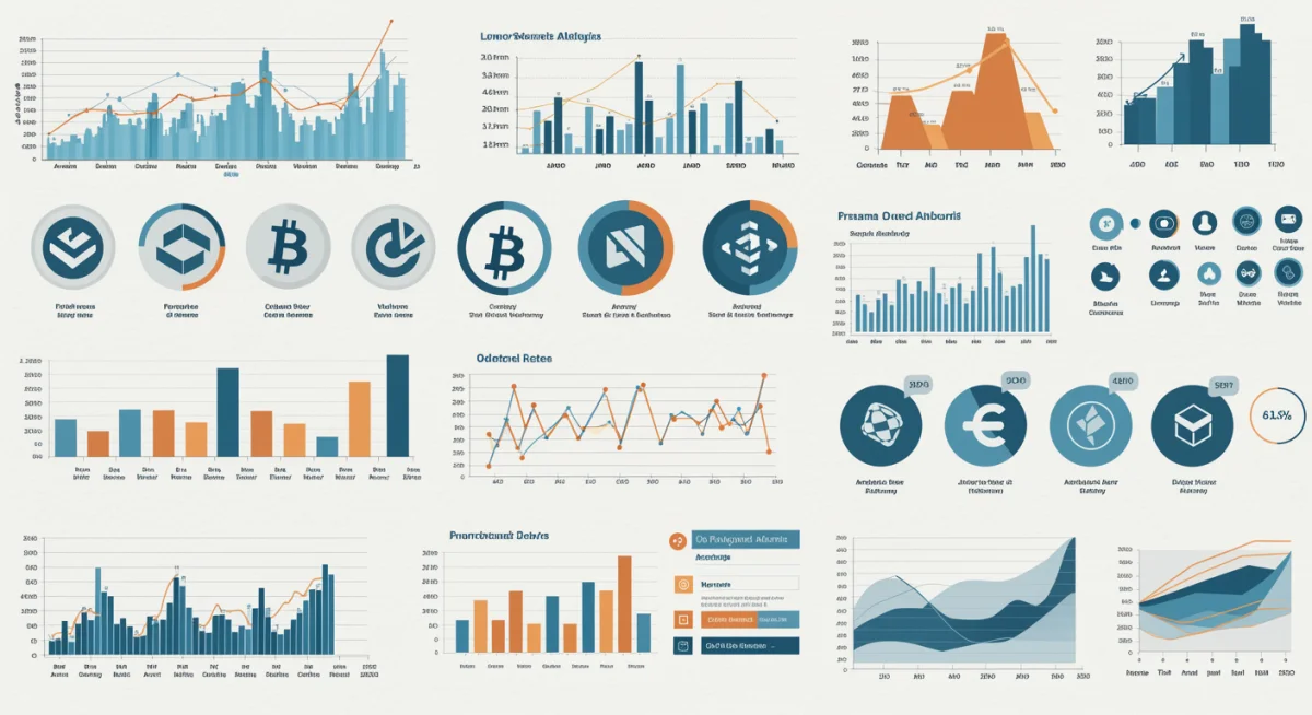 Infographic detailing market trends, technical analysis, and fundamental data for altcoin investments.