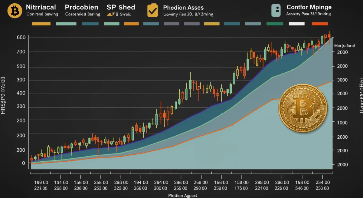 Infographic comparing Bitcoin's historical performance to gold and S&P 500.