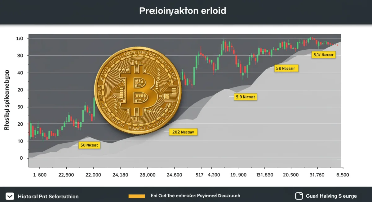 Historical Bitcoin price trends after past halving events, showing market reactions.