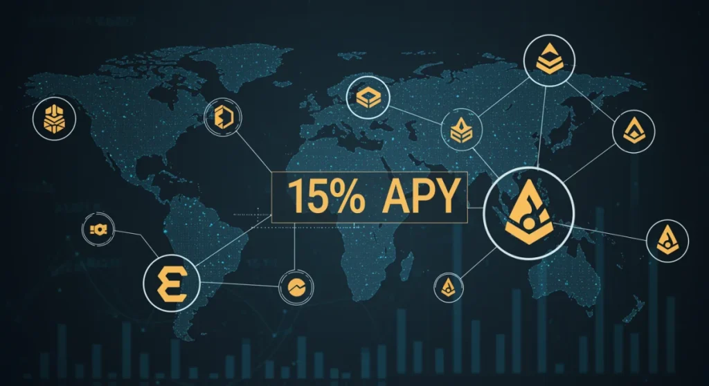 DeFi Lending Protocols 2025: 15% APY for US Investors
