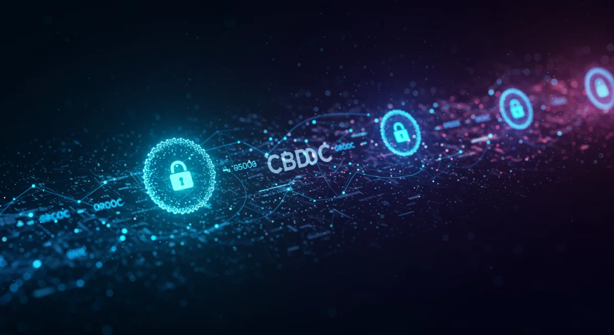 Secure digital transaction flow with blockchain elements for CBDC